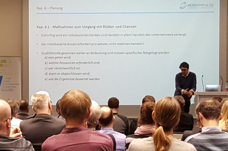 Seminare DIN EN 9100:2018 und DIN EN 9120:2018