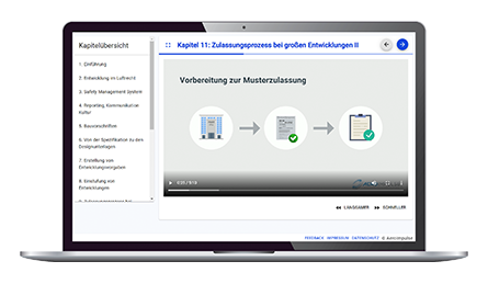 EASA Part 21J Training Online Entwicklung