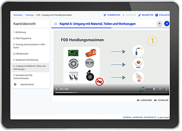 FOD Training Online Fremdkörper Foreign Object Debris