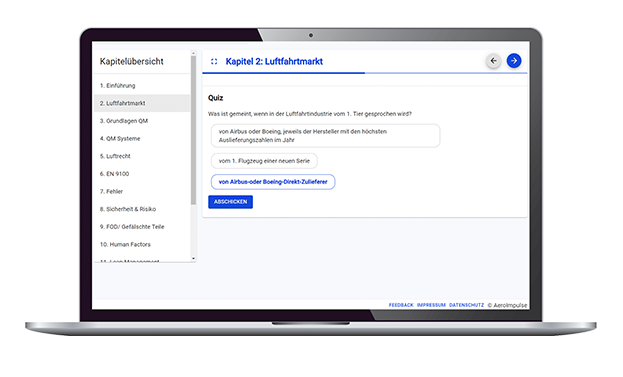 QM Luftfahrtindustrie Grundlagen Training Online