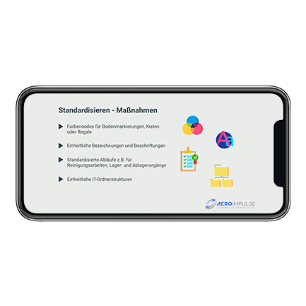 5S Methode Ordnung und Sauberkeit Online Training
