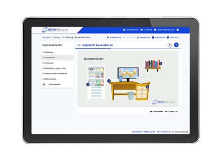 5A Ordnung im Büro E Learning Online Training Methode