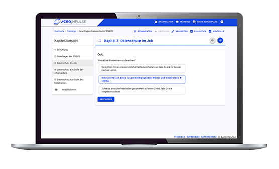 DSGVO Grundlagen Basics Online Training E-Learning