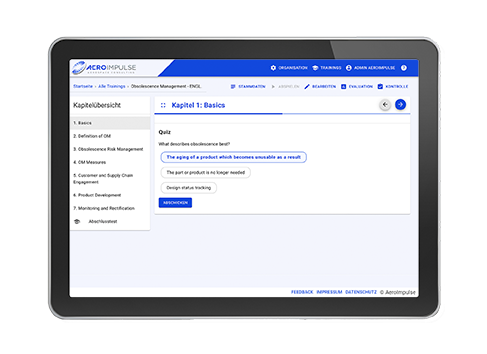 obsolecence management training online demo