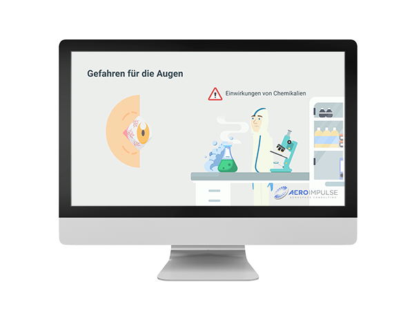 Betrieblicher Augenschutz Training E-Learning Demo